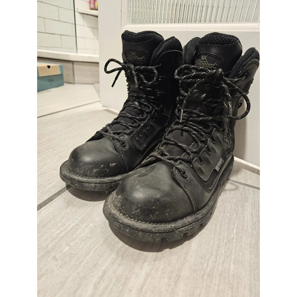 Thorogood The Deuce Series Waterproof 6″ Tactical Side Zip Mens Size 7 Womens 9